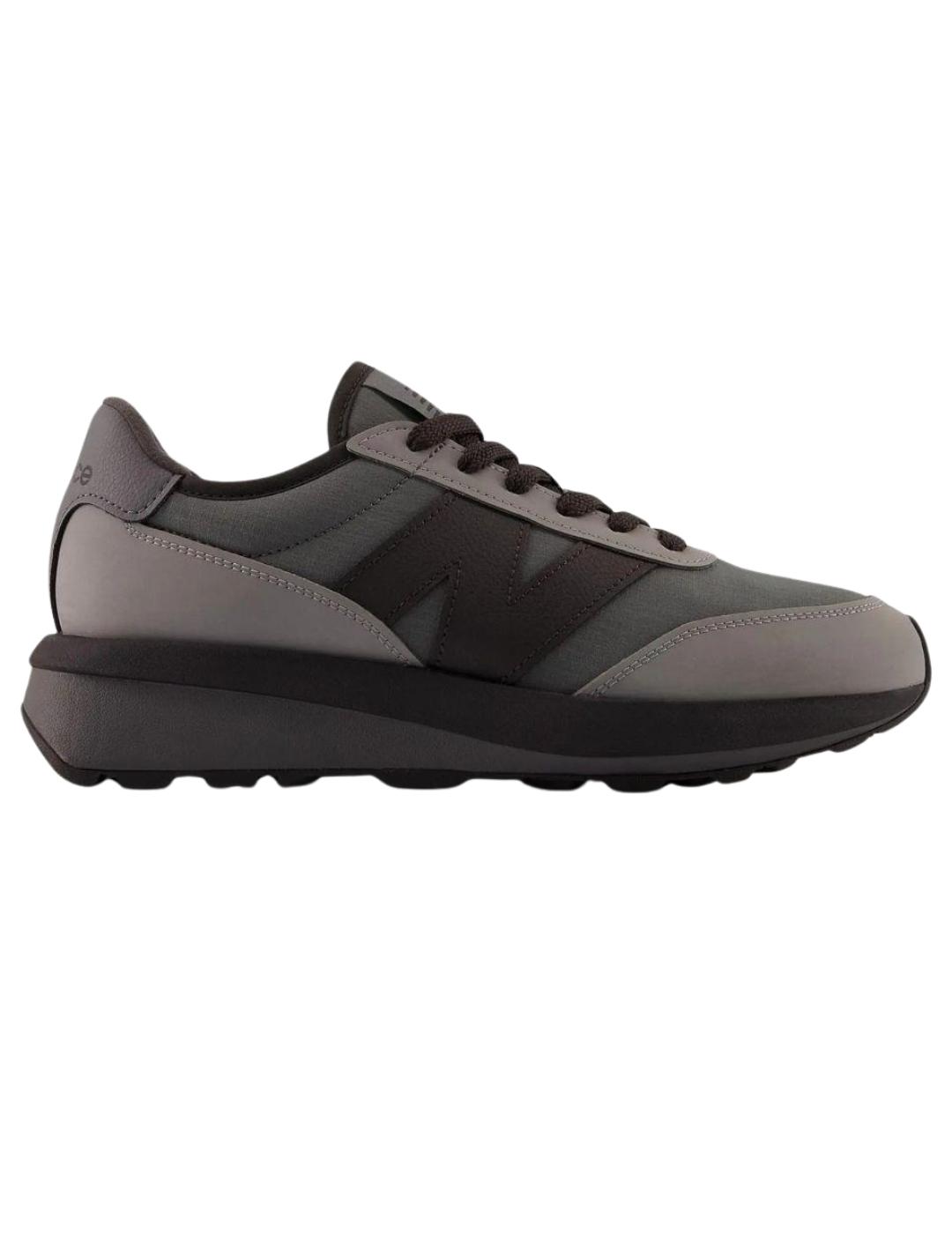 Zapatillas new balance u370oa gris negro de hombre