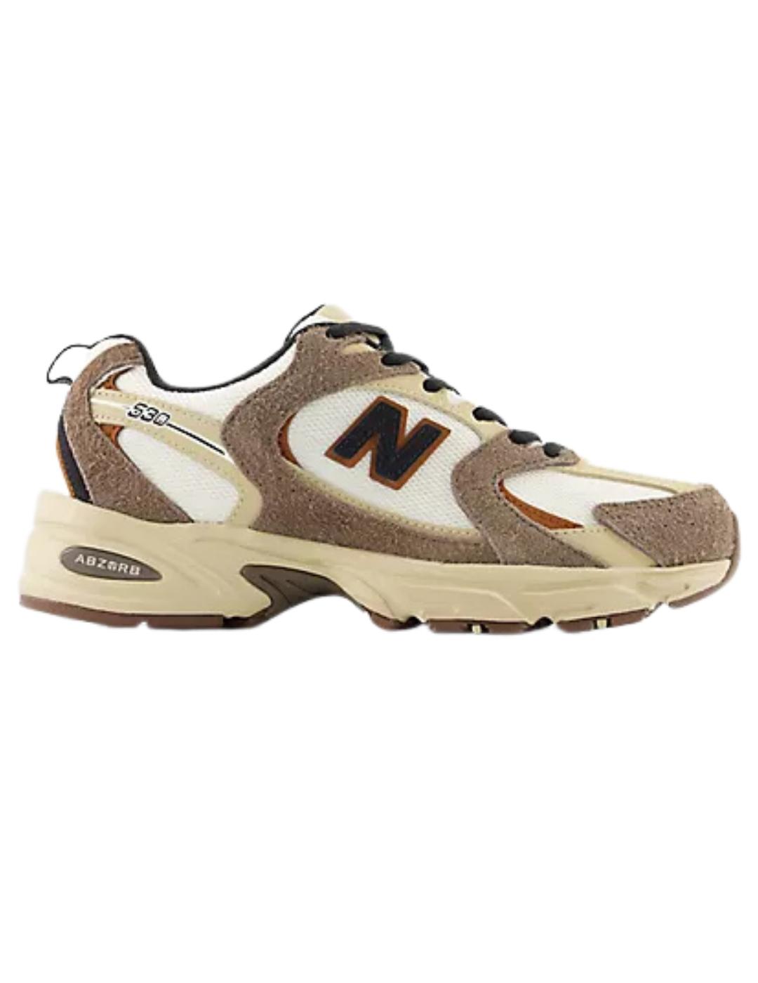 Zapatillas new balance mr530snc beige marrón de mujer.